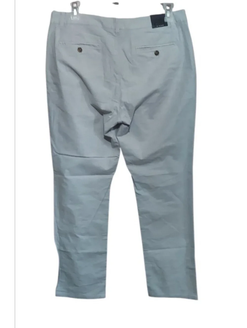 NWT Bonobos Light Gray Summer Chinos 36×32 Slim